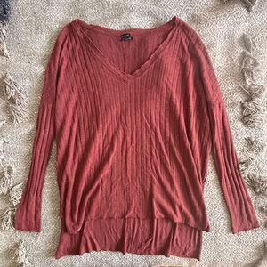 Urban Outfitters Deep Red Knit Sweater